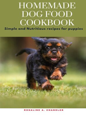 cover image of HOMEMADE DOG FOOD COOKBOOK